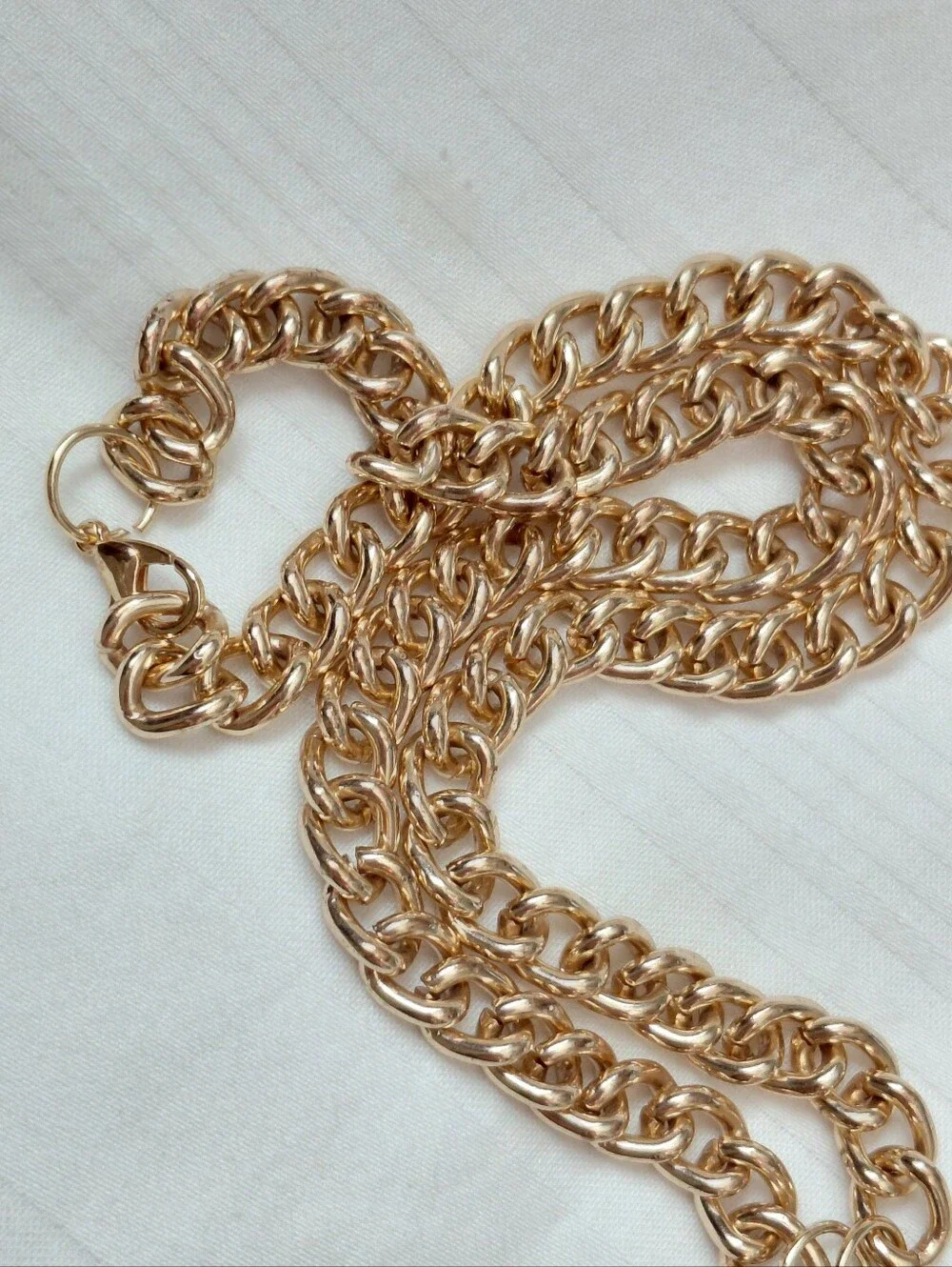 Tory Burch Gold Charm Logo Necklace